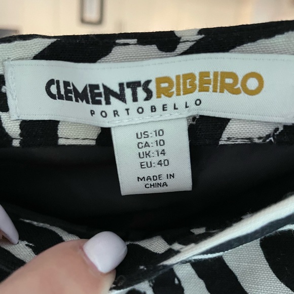 NWOT Clements Ribeiro mini skirt Size 10 - Picture 3 of 4